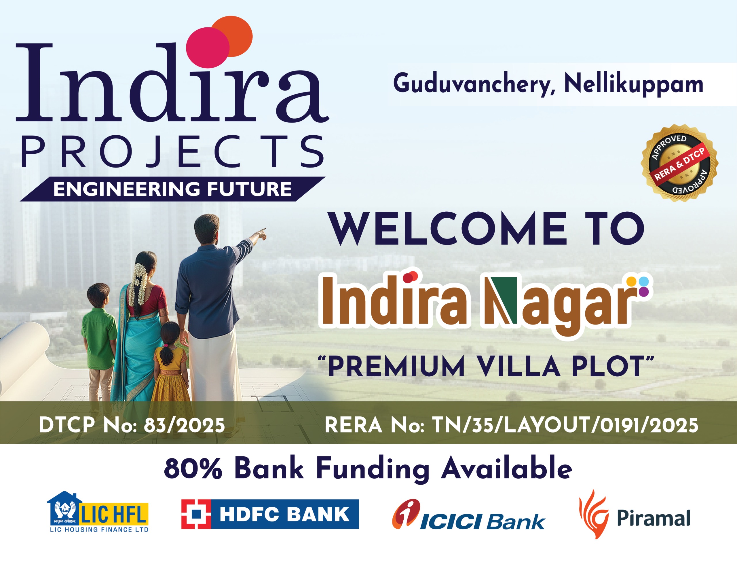 Premium villa plot for sale in Nellikuppam Guduvancheri